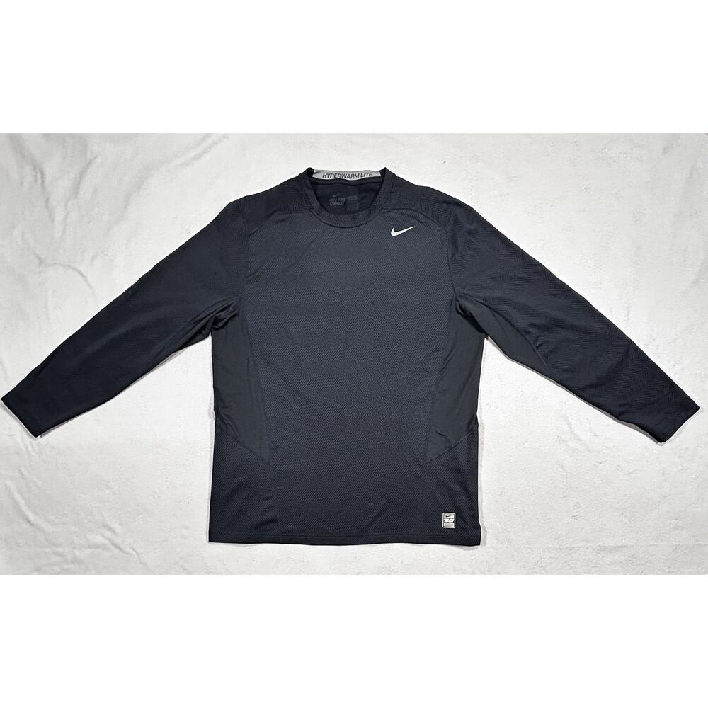 Nike Men's XX L Pro Combat Dri-Fit Hyperwarm Lite Compression‎ Shirt #618984-065